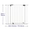 Dreambaby Liberty 29.5-36.5in Auto Close Metal Baby Safety Gate, White L776 - alternate 4